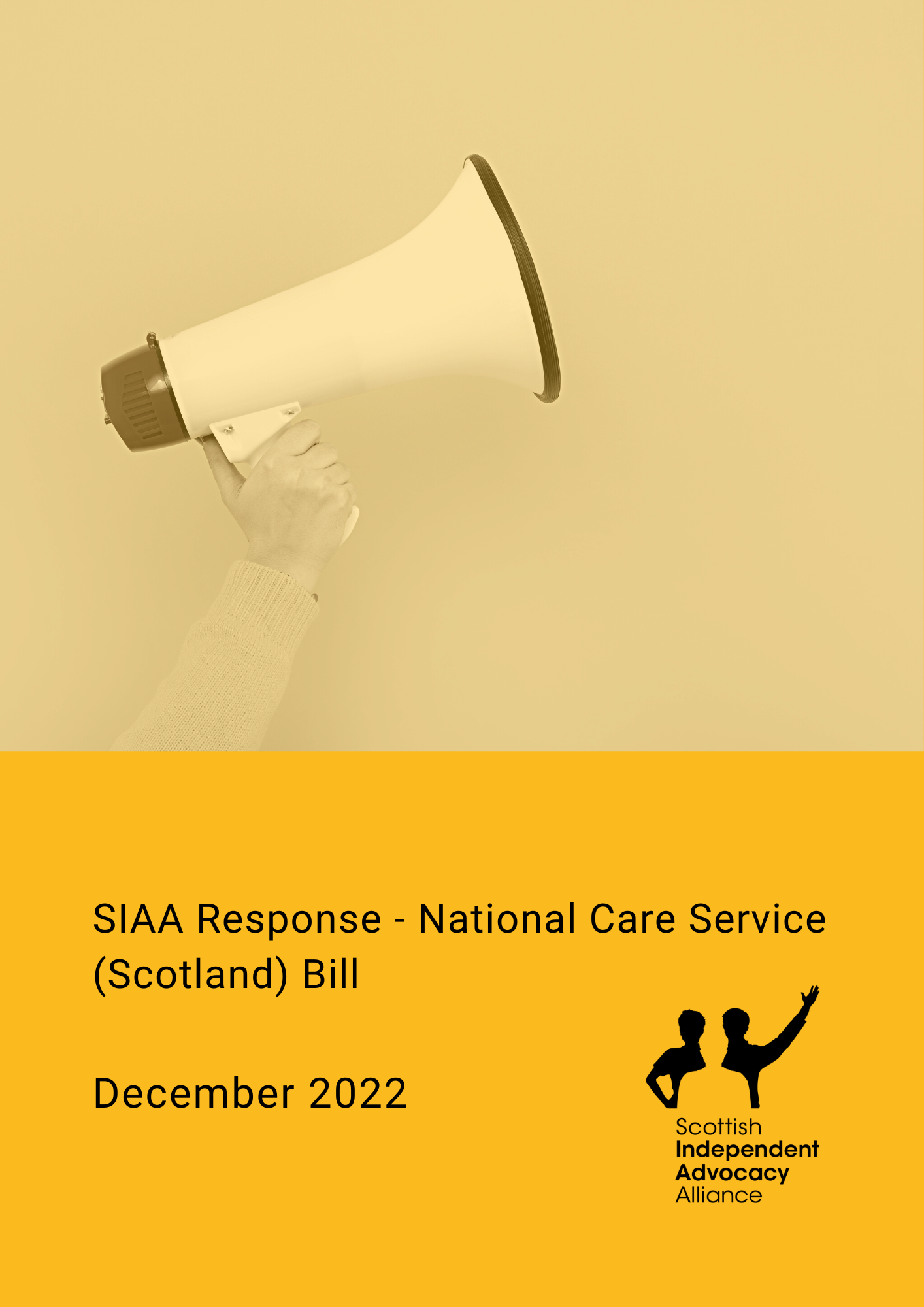 SIAA Response Health, Social Care and Sport Committee on National