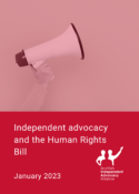 Independent advocacy and the Human Rights Bill