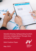 Cover page for SIAA's position paper on data sharing